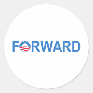 Obama Forward Classic Round Sticker