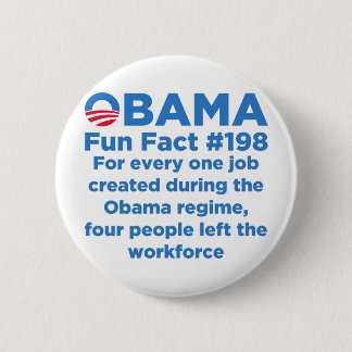 Obama Fun Facts 6 Cm Round Badge