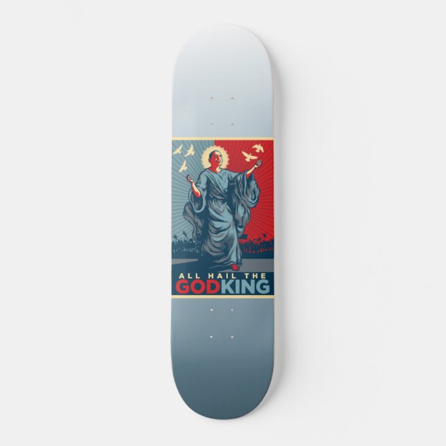 Obama God King Skate Board Deck (Front)