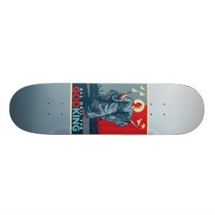 Obama God King Skate Board Deck