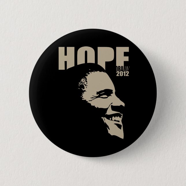 Obama Hope 2012 Button (Front)