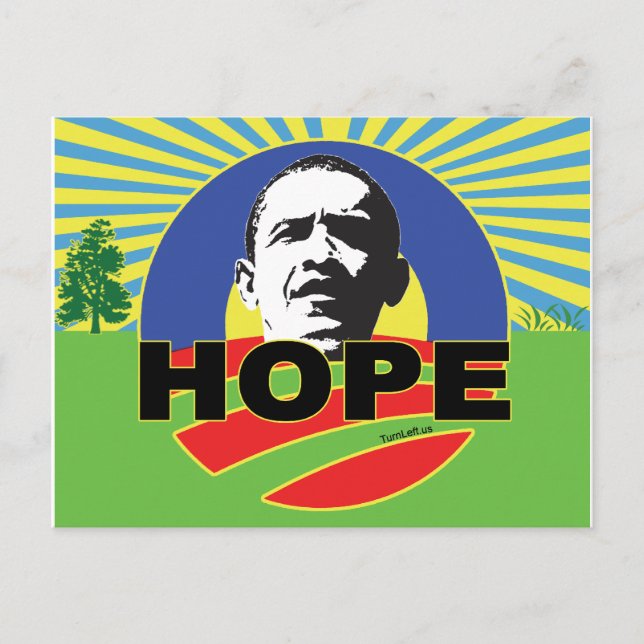 OBAMA HOPE POSTCARD (Front)