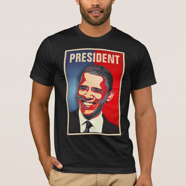 Obama - HOPE WINS! - Customisable Headline T-Shirt (Front)