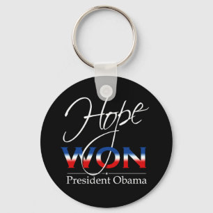 Obama HOPE WON - Keychain