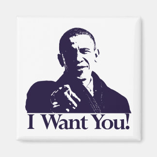 Obama I Want You! Magnet