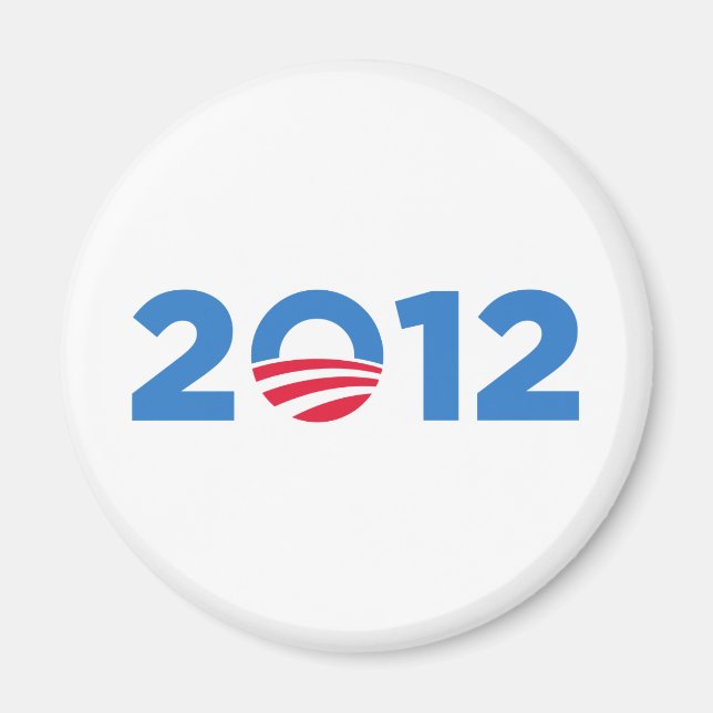 Obama in 2012 magnet (Front)