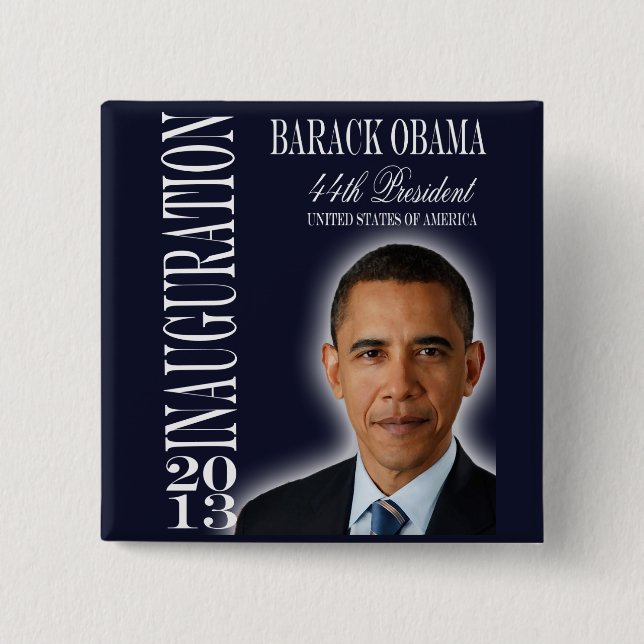 Obama Inauguration 2013 Button (Front)