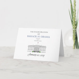 Obama Inauguration 2013 Card