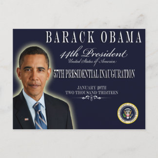 Obama Inauguration 2013 Commemorative Post Cards