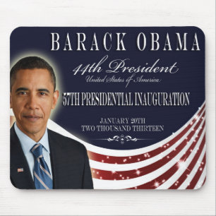 Obama Inauguration 2013 Souvenier Mousepad