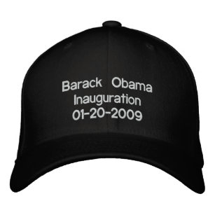 Obama Inauguration 20-01-09 Embroidered Hat