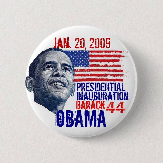 Obama Inauguration 6 Cm Round Badge (Front)