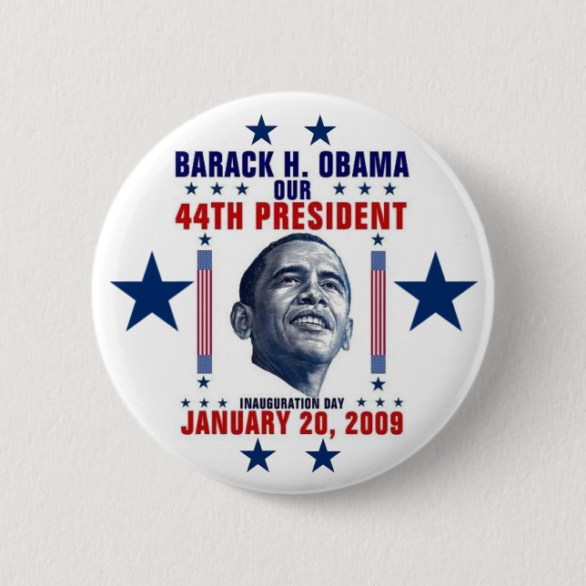 Obama Inauguration 6 Cm Round Badge (Front)