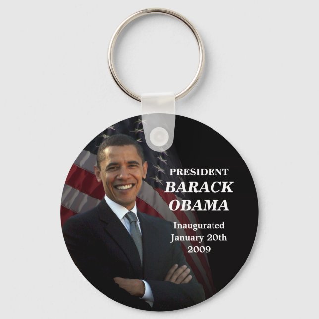 Obama Inauguration Celebration Key Ring (Front)