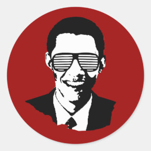 Obama Inauguration Classic Round Sticker