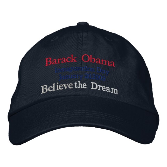 Obama Inauguration Day 2009_ Embroidered Hat (Front)