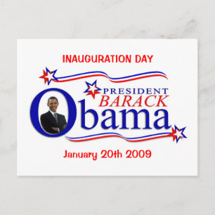 Obama Inauguration Day Celebration Postcard