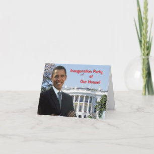 Obama Inauguration Party Invitation