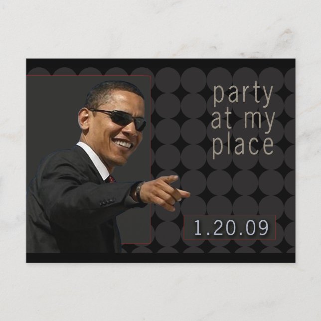 Obama Inauguration Party Invite (Front)