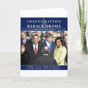 Obama Inauguration Photo Card