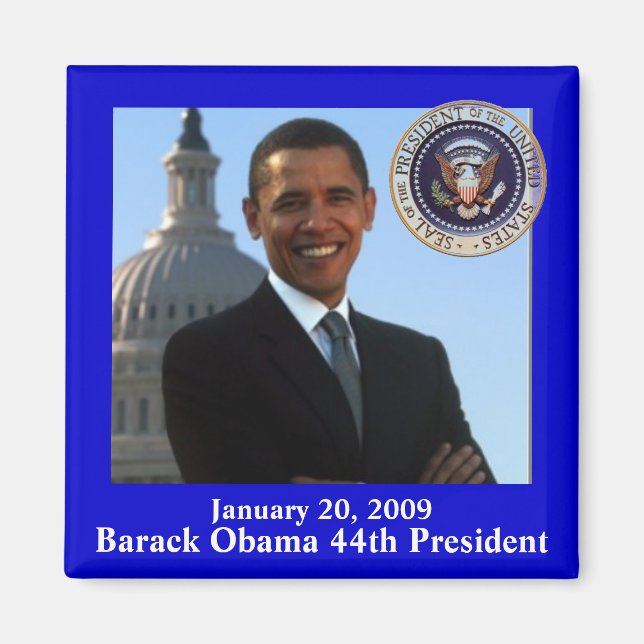 Obama Inauguration souvenir Magnet (Front)