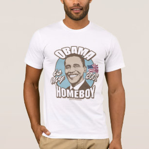 Obama Is My Homeboy Brown Shirt