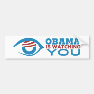 Obama is WATCHING YOU Obama Eye PRISM Bumper Sticker