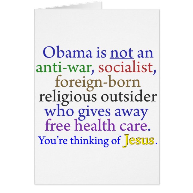 Obama & Jesus (Front)