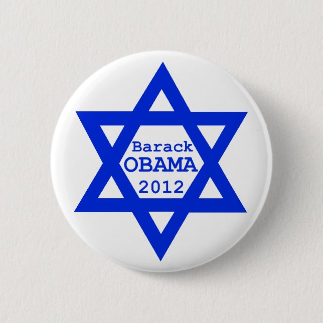 Obama Jewish Button (Front)