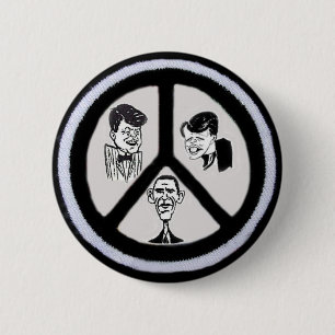 Obama/JFK/RFK Peace Button