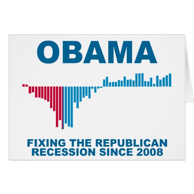 Obama Job Growth Graph (Front Horizontal)