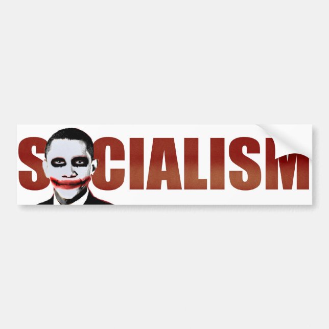Obama Joker Bumper Sticker (Front)