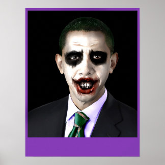 Obama Joker Customisable Poster