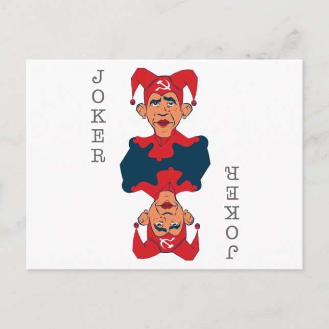 Obama-Joker Postcard (Front)