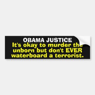 Obama Justice Bumper Sticker