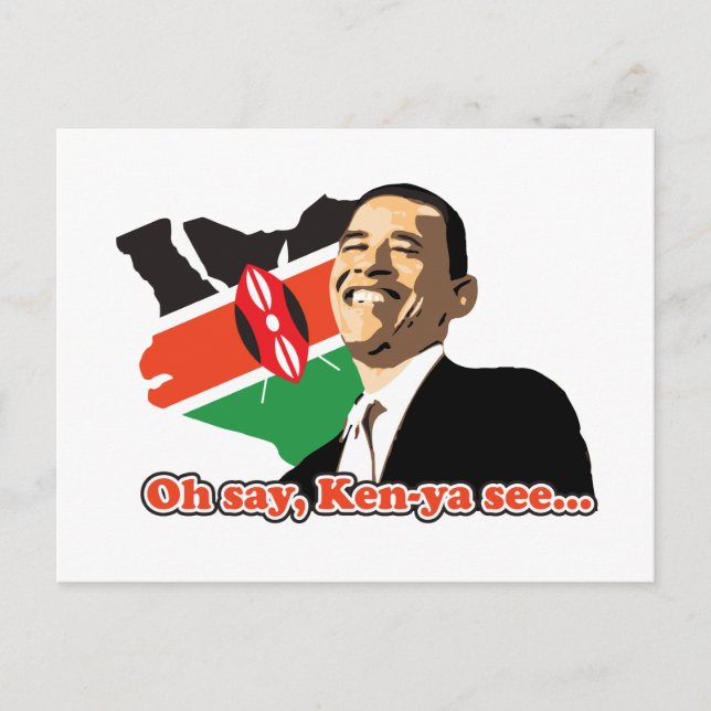 Obama Kenya Postcard (Front)
