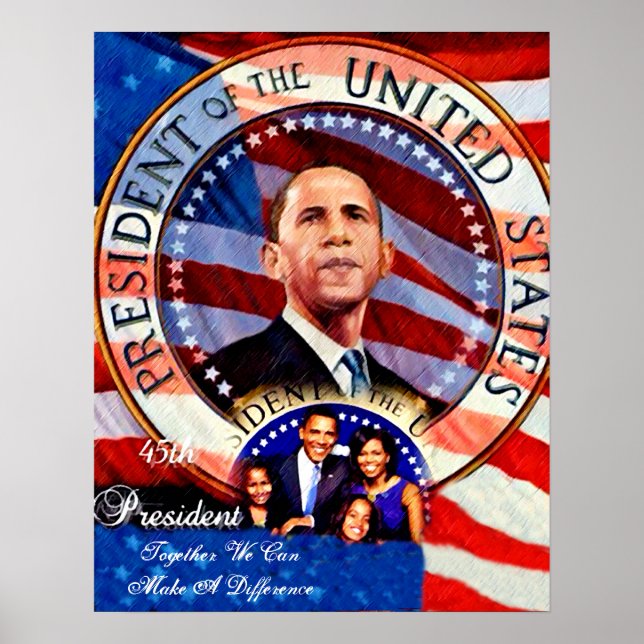 Obama, Leader of tomorrow_Poster Poster (Front)