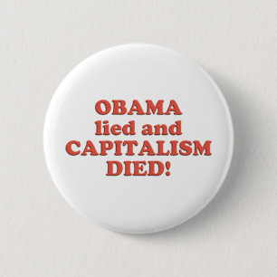 Obama LIED! 6 Cm Round Badge