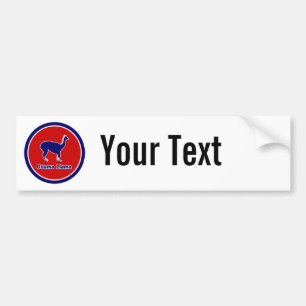 Obama Llama Bumper Sticker