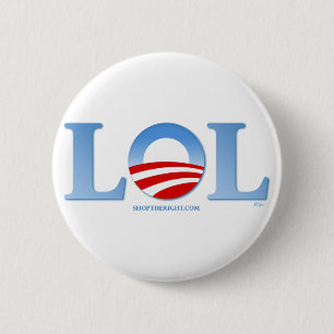 Obama LOL 6 Cm Round Badge