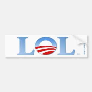 Obama LOL Bumper Sticker