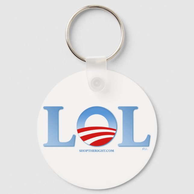 Obama LOL Key Ring (Front)