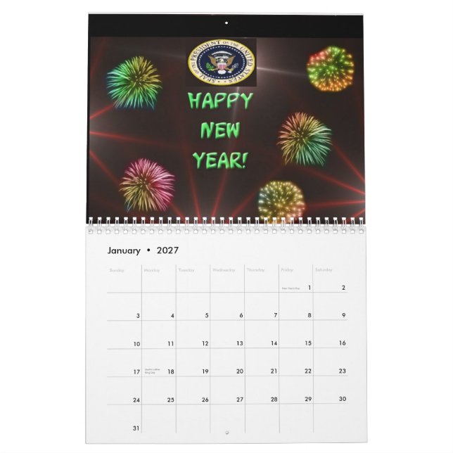 Obama Lovers 2013 Calendar (Jan 2027)