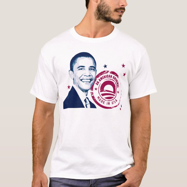 Obama - Made In USA T-Shirt (Front)