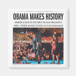 Obama Makes History Magnet