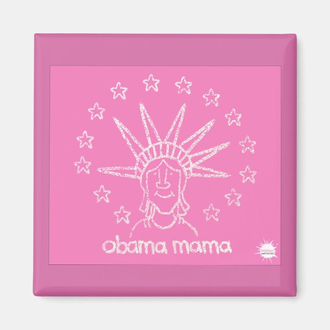 OBAMA-MAMA Magnet (Front)