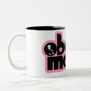 obama mama Two-Tone coffee mug