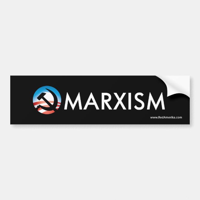 Obama Marxism Hope Hammer Sticker (Front)