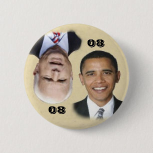 Obama/McCain 08/80 Button