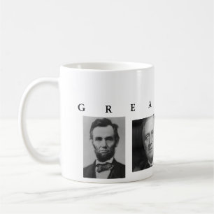 OBAMA MUG: GREATNESS Lincoln FDR JFK Obama Coffee Mug